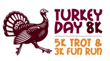Turkey Day 8K, 5K Trot & 3K Fun Run logo
