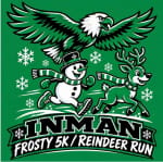 Inman Frosty 5K & Reindeer Run logo