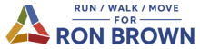 Run / Walk / Move for Ron Brown logo