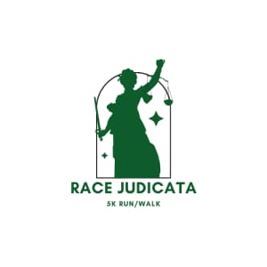 VBA Young Lawyers' Division Race Judicata 5K Run/Walk Logo