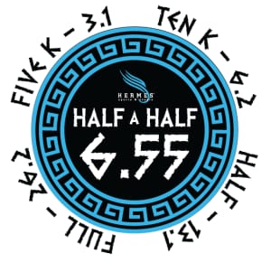 Hermes Half a Half Marathon Logo