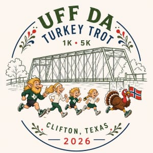 Uff Da Turkey Trot Logo