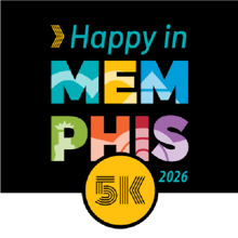 Harding Academy presents Happy in Memphis 5k logo
