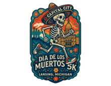 Capital City Dia de Los Muertos 5k Run/Walk/Roll logo