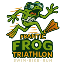 Frantic Frog Fall Sprint Triathlon and 5k logo