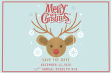 17th Annual Rudolph Run 10k Run, 5k Walk/Run logo