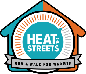 Heat the Streets Run & Walk for Warmth Logo