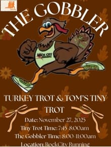 The RCR Gobbler Turkey Trot - Little Rock's Turkey Trot logo