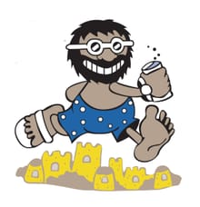 The BEACH BUM Triathlon & Duathlon logo