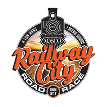 Railway City Road Races 2026 Live Run logo