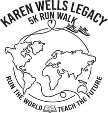 The Karen Wells Legacy 5K Run/Walk logo