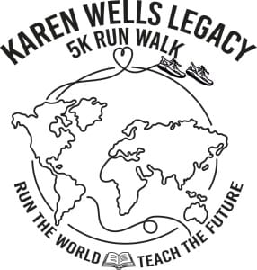 The Karen Wells Legacy 5K Run/Walk Logo