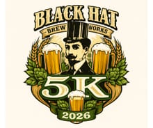 Black Hat Brew 5k logo