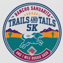 Rancho Sahuarita Trails and Tails 5K logo