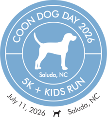 Coon Dog Day 5k logo