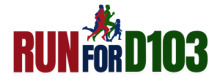 Run for D103 5K Run/Walk logo