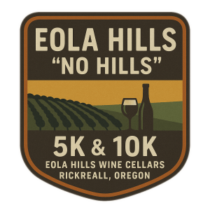 Eola Hills "No Hills" 5K/10K Logo