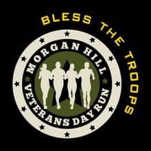 Morgan Hill Veterans Day  Run logo