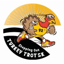 Stepping Out Turkey Trot 5K and 1 Mile Fun Run/Walk logo