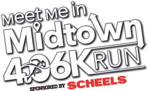 Meet me in Midtown 406 Run! Logo