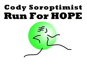 Cody Soroptimist Run for Hope Logo