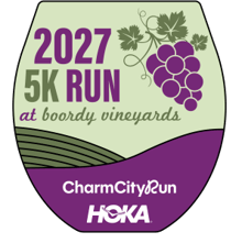 Charm City Run 5K at Boordy Vineyards presented by Hoka EARLY BIRD REGISTRATION (2027) logo