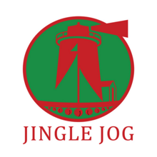 Jingle Jog 5K & Kids GhELF Run logo