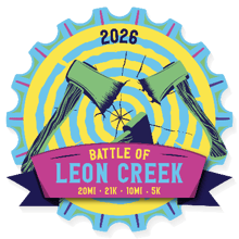 2026 Alamo Beer Challenge Race 4 of 4 Battle of Leon Creek 20 mile, 10 mile and 5k logo