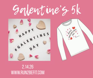 Galentine's 5k Logo