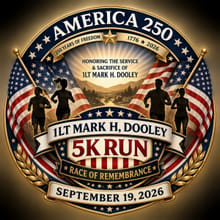 1LT Mark Dooley 5k Race of Remembrance (walk, run and kids fun run) logo