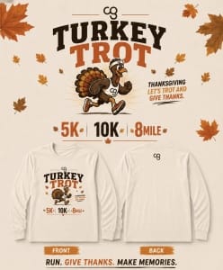 Ellis County TURKEY TROT Logo