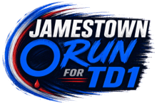 Jamestown Run for TD1 logo