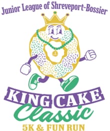 King Cake Classic 5k logo
