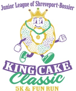 King Cake Classic 5k Logo