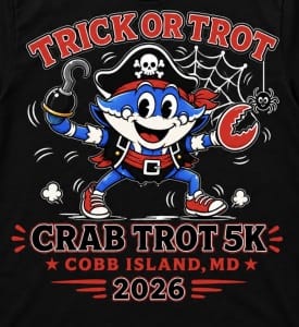 Trick Or Trot Crab Trot 5K Logo