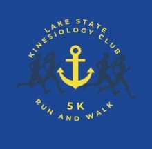 LSSU GLSW Kinesiology Club 5K logo