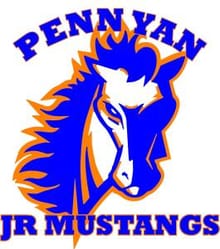 Jr Mustangs Blitz and Bow 5K logo