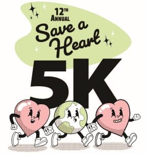 12th Annual Save A Heart Hybrid 5K Logo