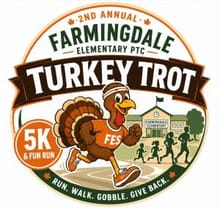 2nd Annual Farmingdale Elementary PTC Turkey Trot 5K & Fun Run logo