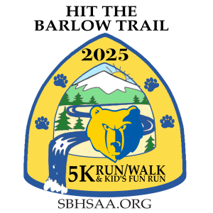 2025 Hit the Barlow Trail Run/Walk & Kid's Dash Logo