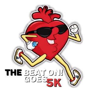 The Beat Goes On 5K Logo