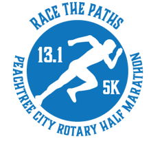 Peachtree City Rotary Half Marathon & 5K logo