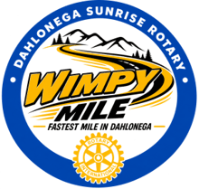 THE WIMPY MILE - THE FASTEST MILE IN DAHLONEGA! logo