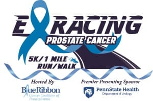 E-Racing Prostate Cancer 5K/1M Run/Walk Logo