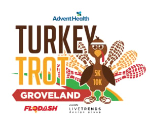 AdventHealth Groveland Turkey Trot 5K & 10K presented by LiveTrends Design Group Logo
