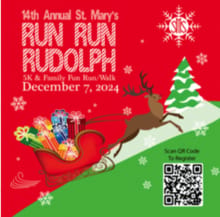 RUN RUN RUDOLPH 5K & FUN RUN logo