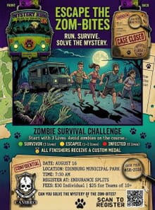 Escape the Zom-Bites 5K logo
