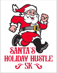 Santa's Holiday Hustle 5k & Dirty Santa Trail Run 10K Logo