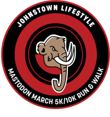 JOHNSTOWN MASTODON MARCH 5K/10K RUN & WALK logo