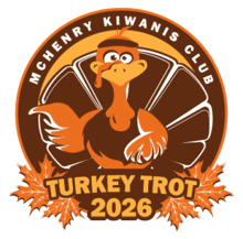 McHenry Kiwanis Club's Turkey Trot 5K logo